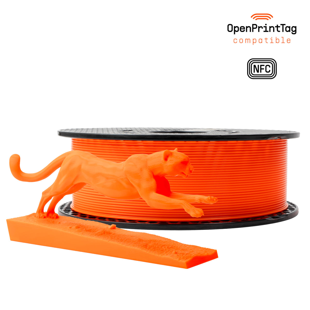 Prusament PLA High Speed 1 kg (NFC) — Prusa Orange 1 kg spool