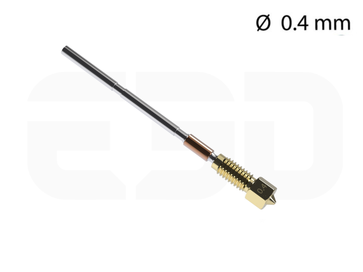 E3D Prusa Nozzle: High Flow Brass — 0.4