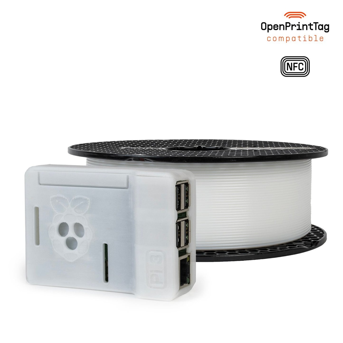 Prusament PETG V0 1 kg (NFC) — Natural 1 kg spool