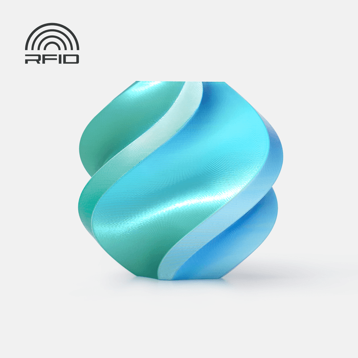 PLA Silk-Blue Hawaii (Blue-Green) – Filament from Bambu Lab Canada, available through NEX3D