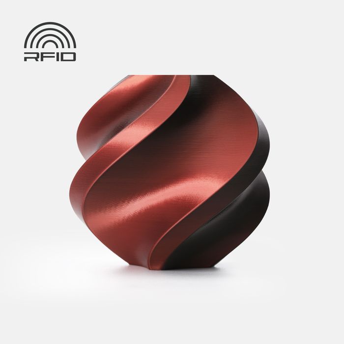 PLA Silk-Velvet Eclipse (Black-Red) – Filament from Bambu Lab Canada, available through NEX3D