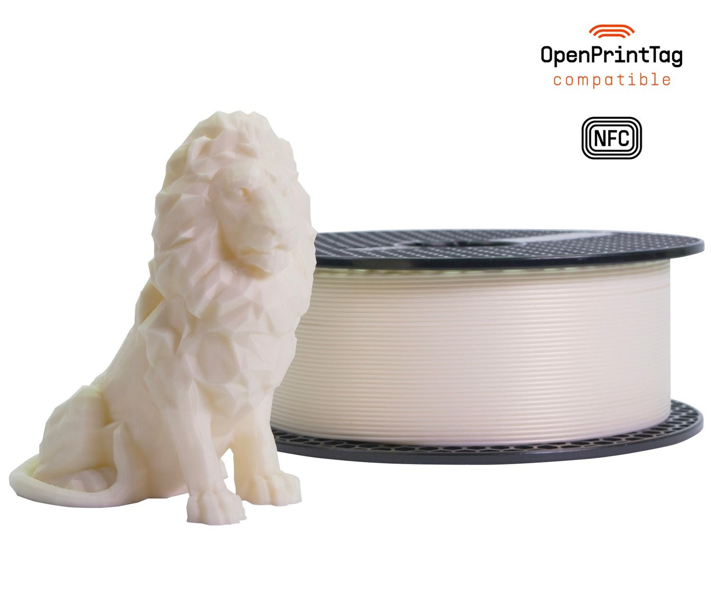 Prusament PLA 1 kg (NFC) — Vanilla White 1 kg spool