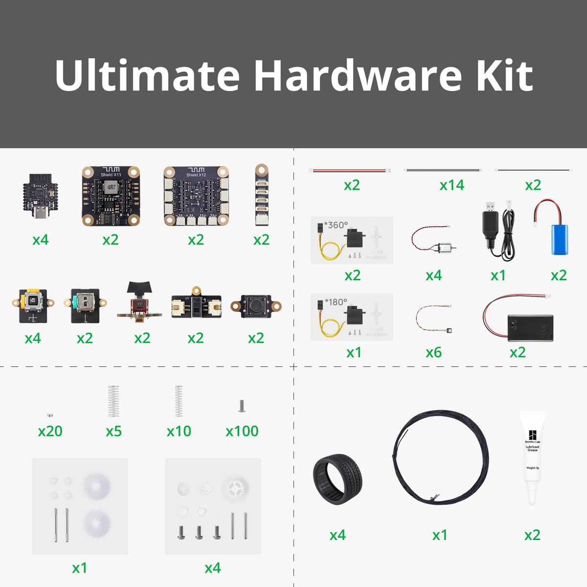 CyberBrick Ultimate Hardware Kit ZK003