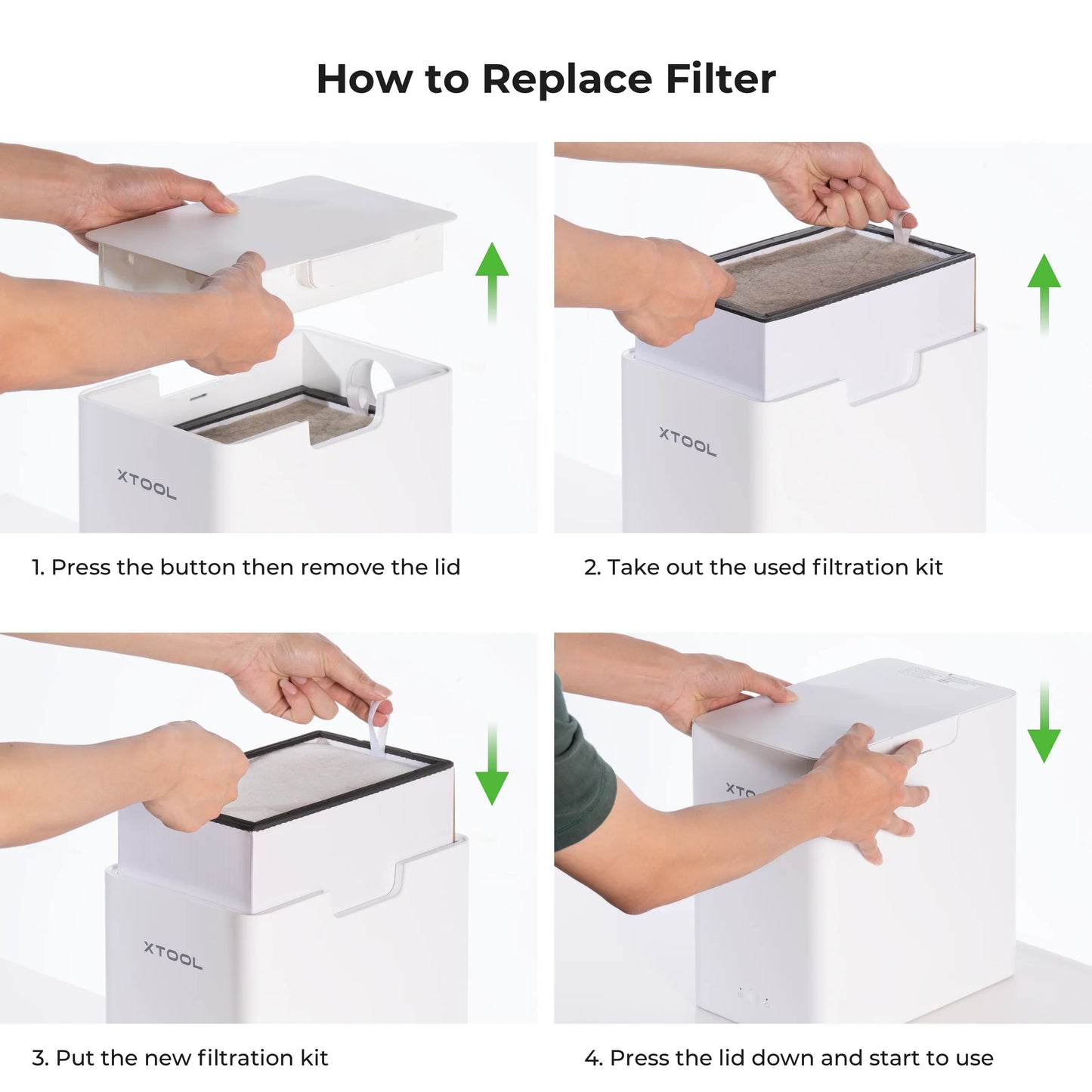 xTool Desktop Smoke Purifier — official xTool product image 6
