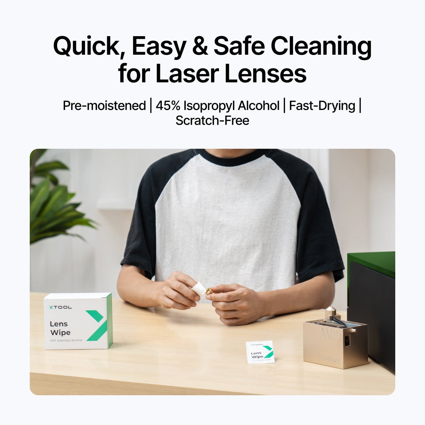 xTool Laser Lens Cleaning Kit — official xTool product image 6