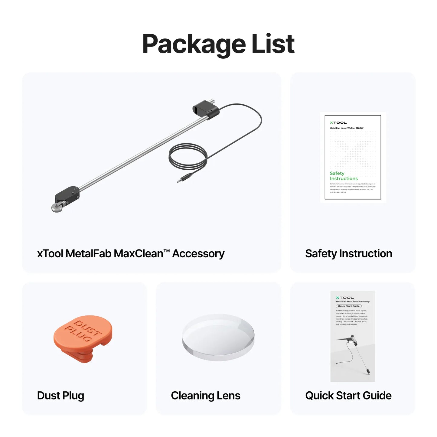 xTool MaxClean Cleaning Accessory — official xTool product image 5
