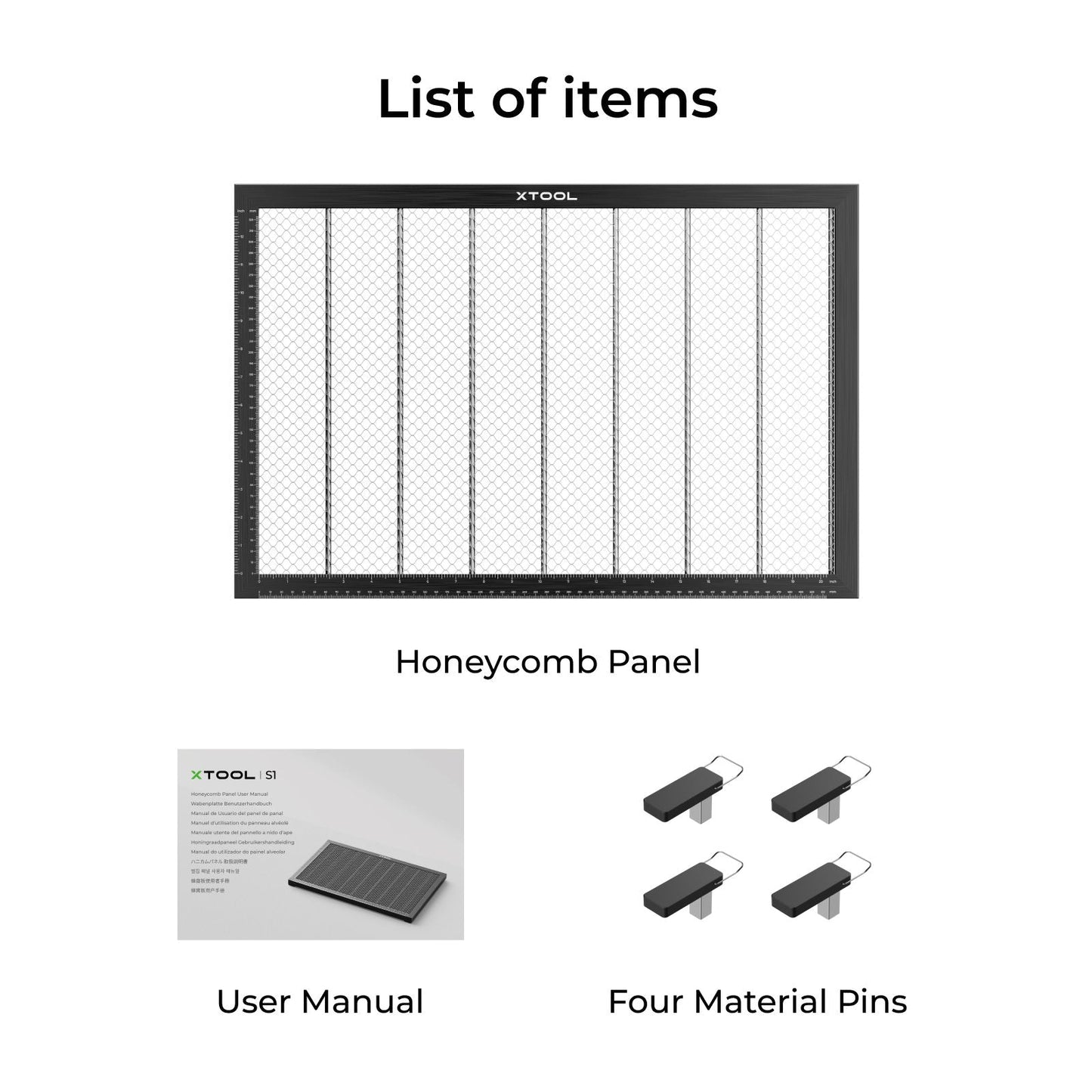 xTool S1 Honeycomb Panel — official xTool product image 4