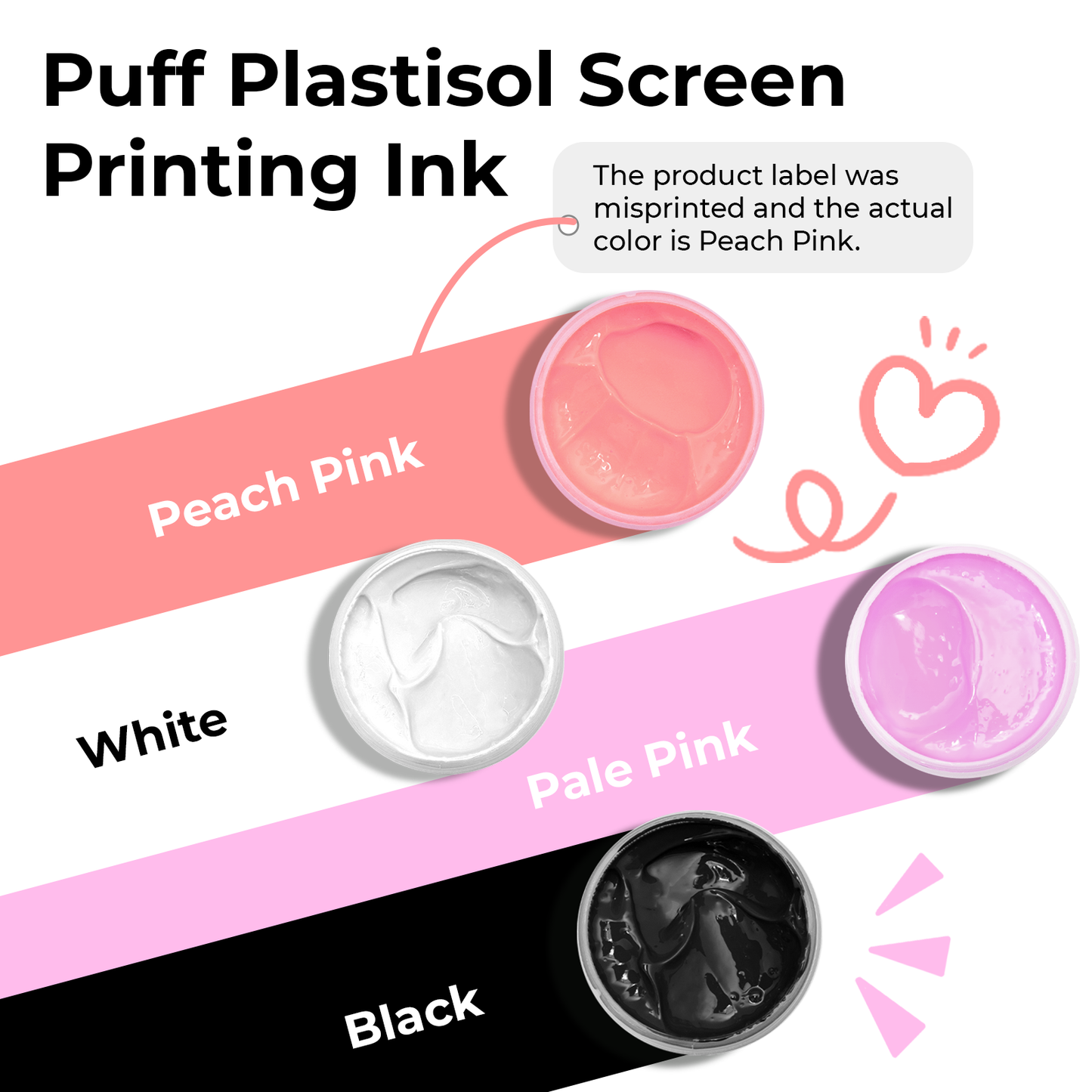 Puff Plastisol Ink - 100 ml x 4 — official xTool product image 6