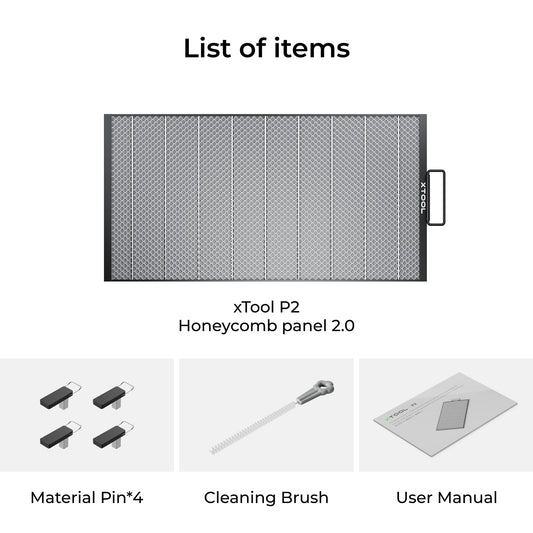 xTool P2 Honeycomb Panel 2.0 — official xTool product image 2