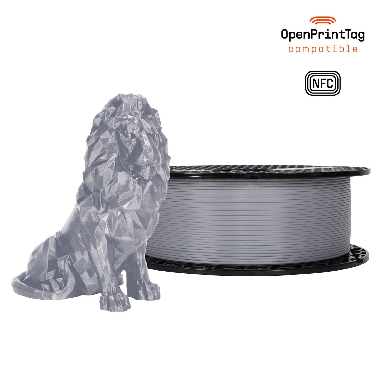 Prusament PLA Blend 1 kg (NFC) — My Silverness 1 kg spool