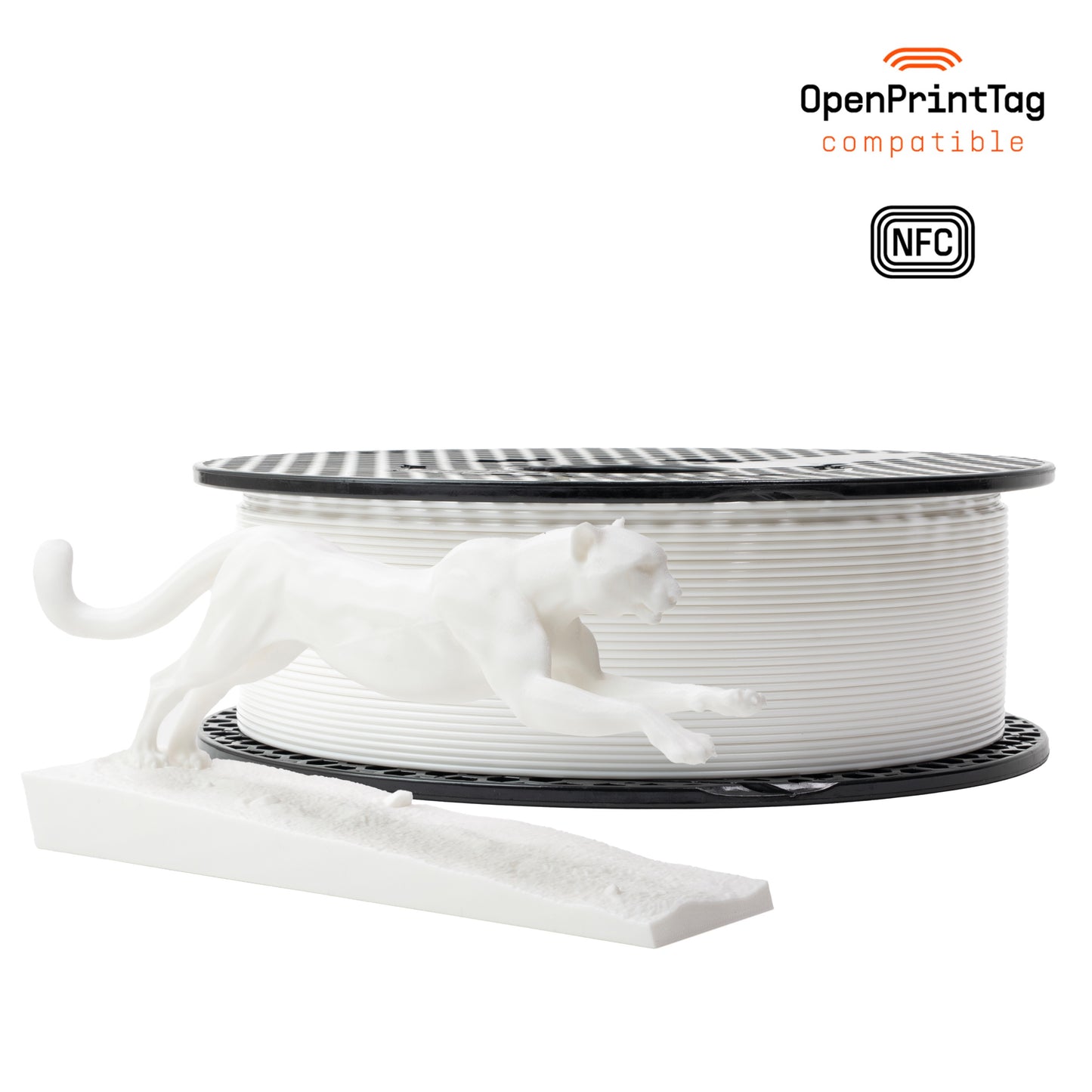 Prusament PLA High Speed 1 kg (NFC) — Pristine White 1 kg spool