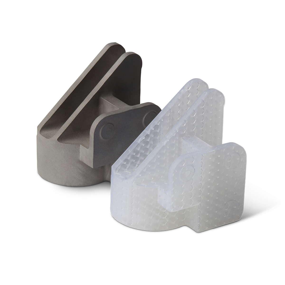 Parts printed in Formlabs Clear Cast Resin
