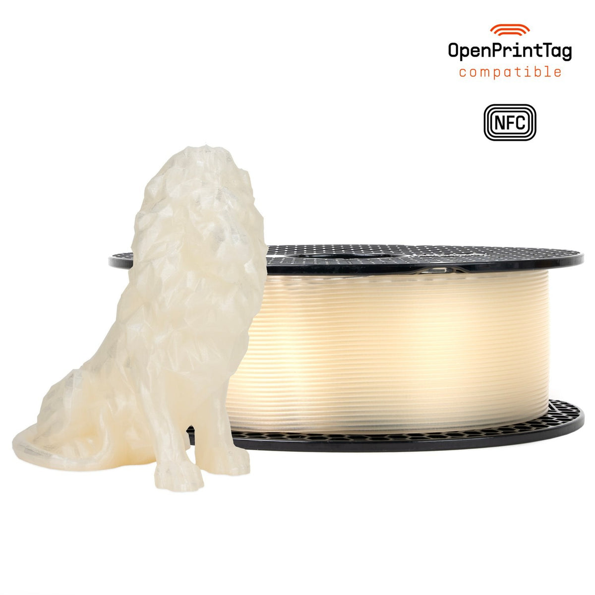 Prusament PLA 1 kg (NFC) — Natural 1 kg spool