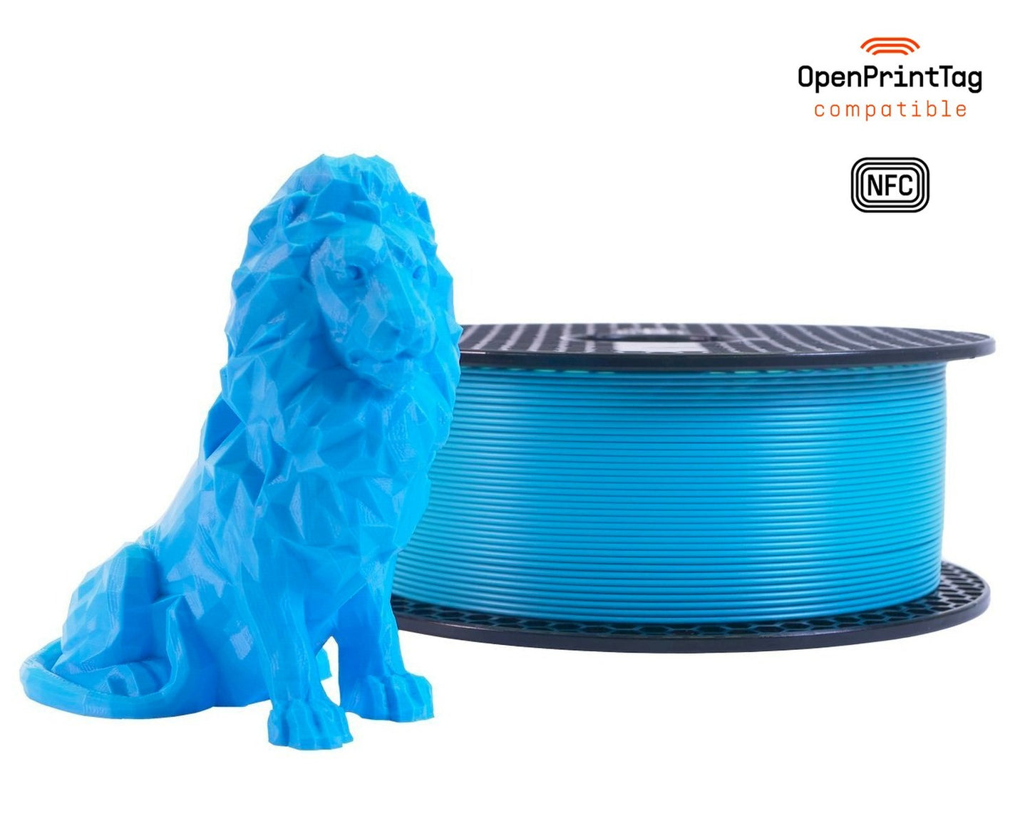 Prusament PLA 1 kg (NFC) — Azure Blue 1 kg spool