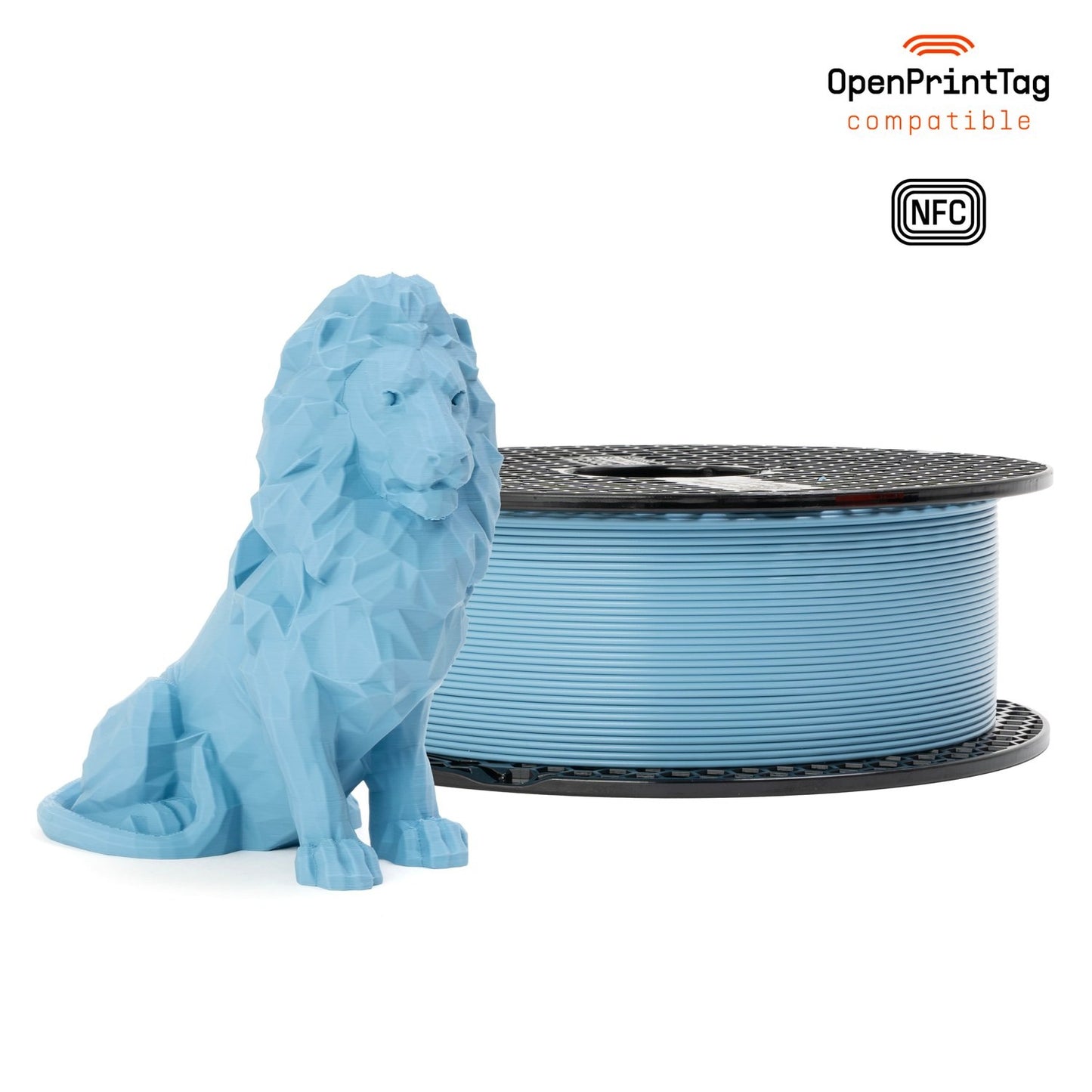 Prusament PLA 1 kg (NFC) — Chalky Blue 1 kg spool