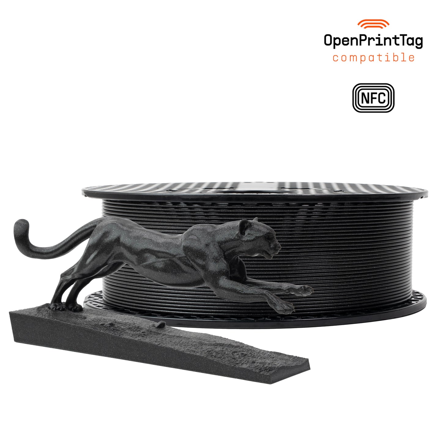 Prusament PLA High Speed 1 kg (NFC) — Galaxy Black 1 kg spool