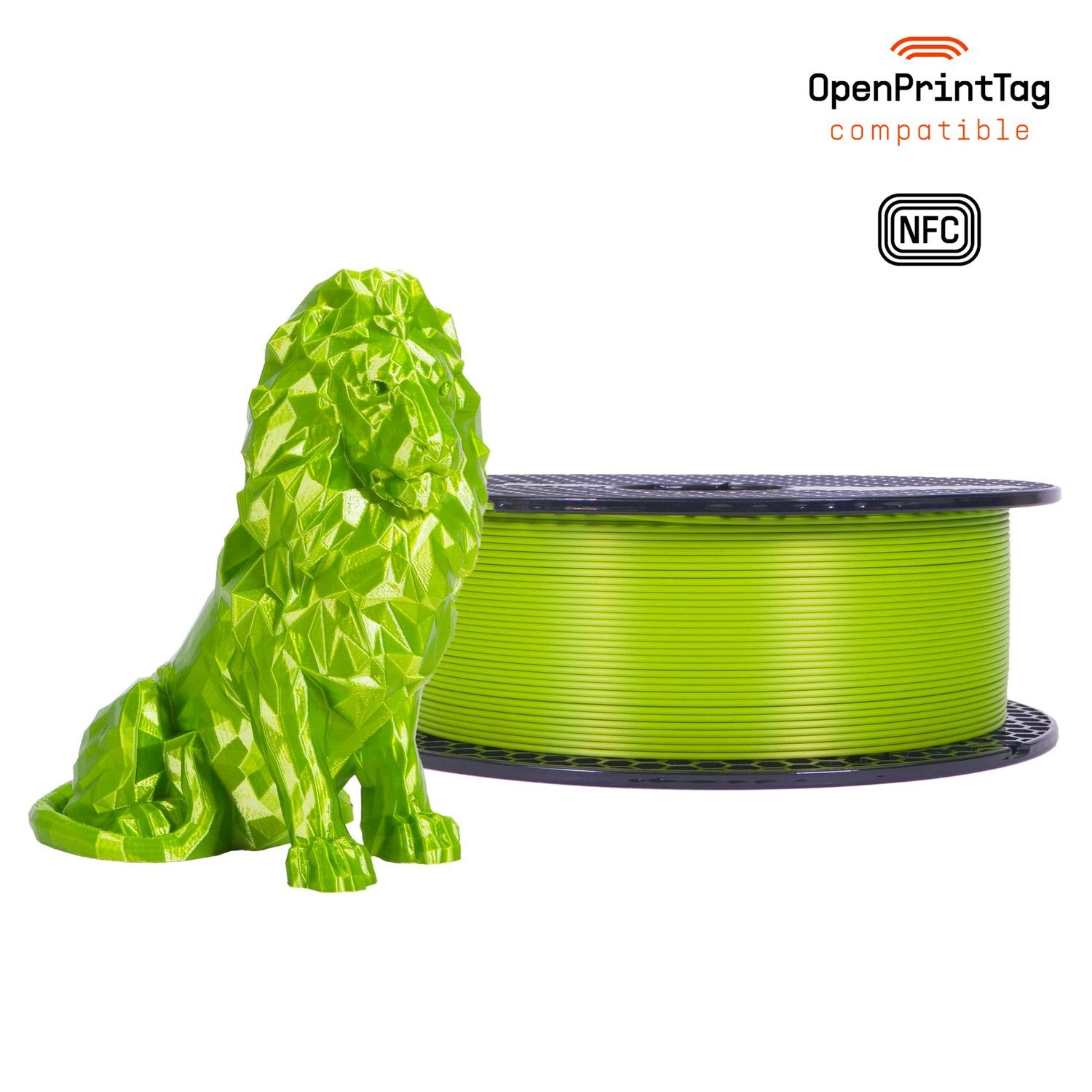 Prusament PLA Blend 1 kg (NFC) — Lime Green 1 kg spool