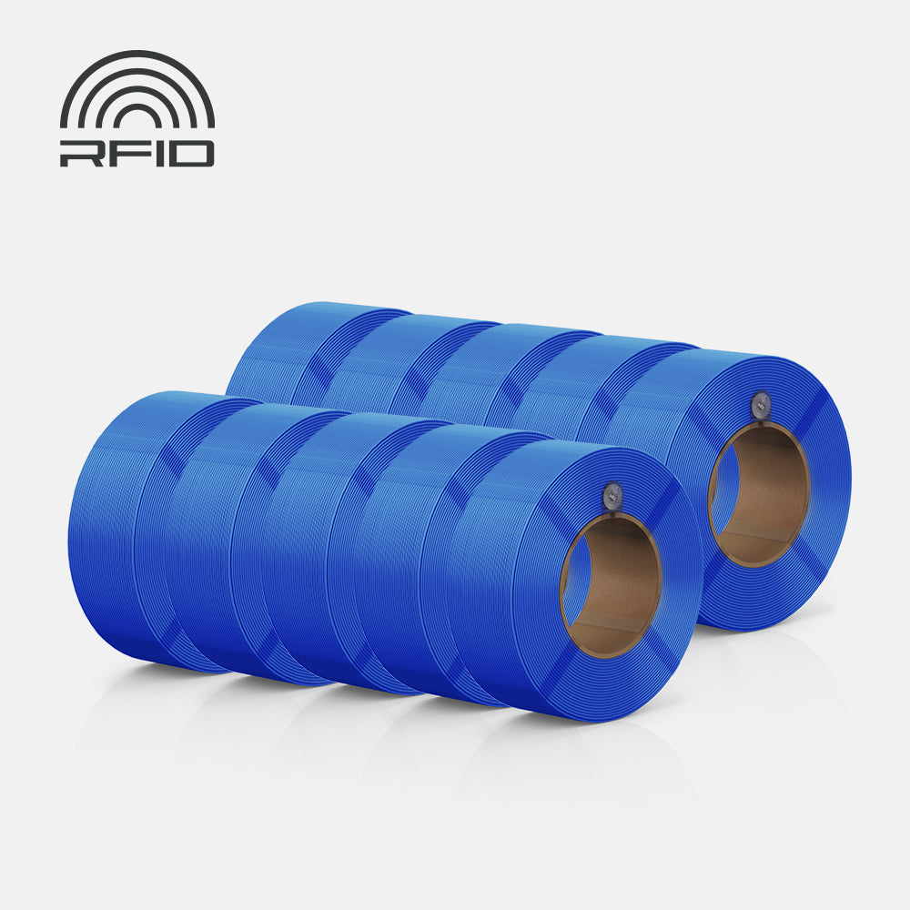 Bambu PLA Basic Refill Bundle — Reflex Blue, 10 rolls