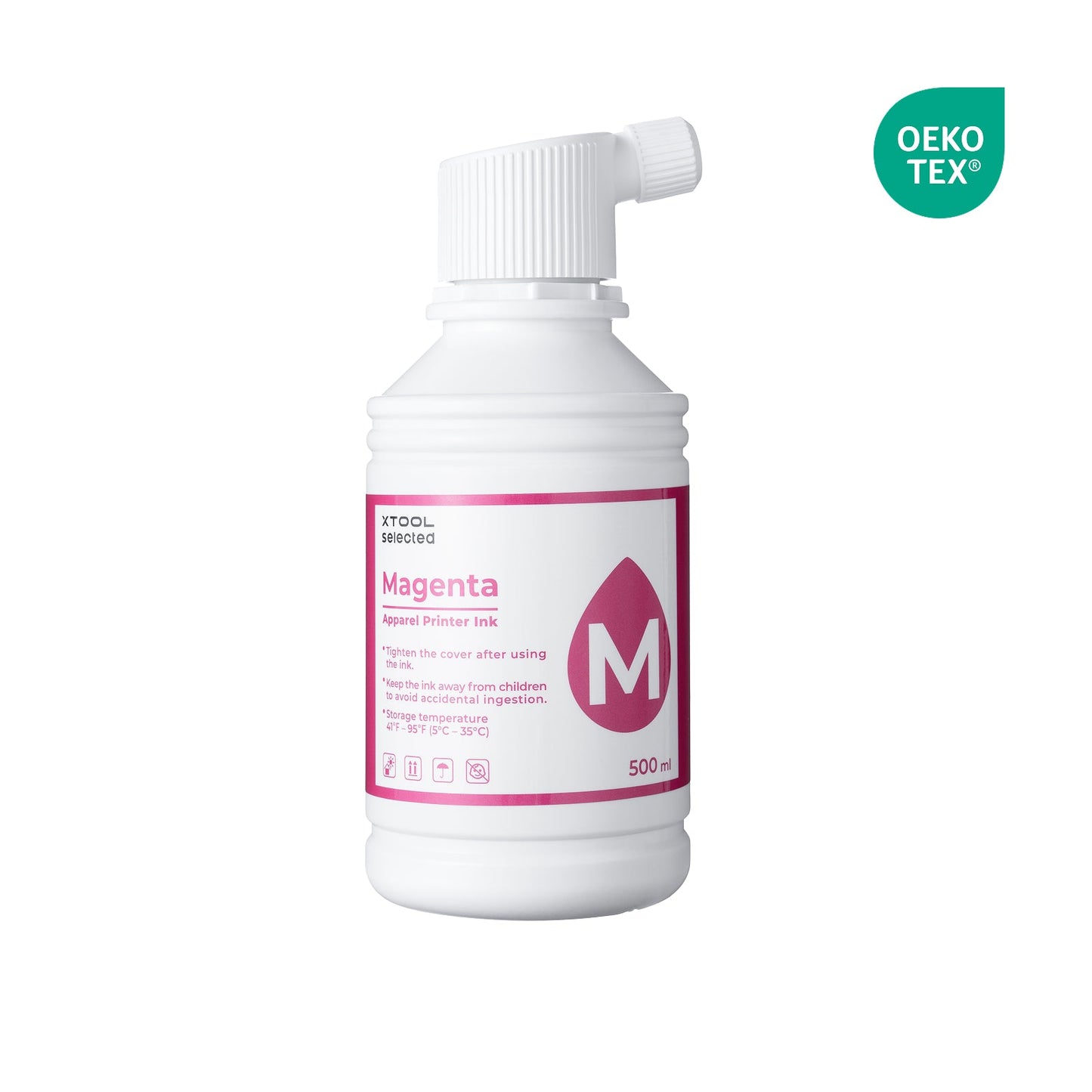 Apparel Printer Ink - Magenta 500 ml — official xTool product image