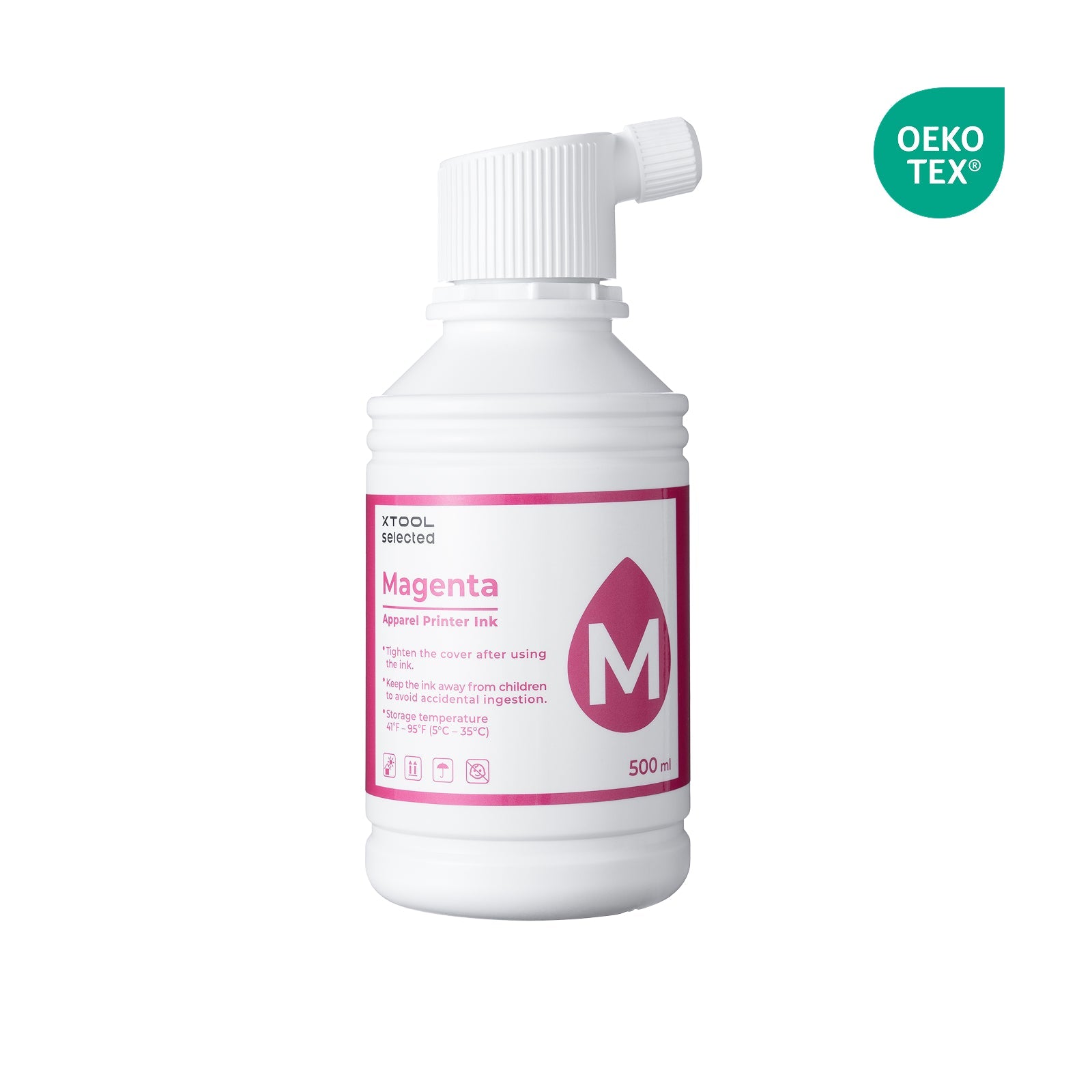 Apparel Printer Ink - Magenta 500 ml — official xTool product image