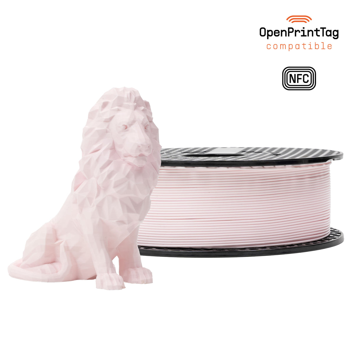 Prusament PLA 1 kg (NFC) — Sakura Pink 1 kg spool