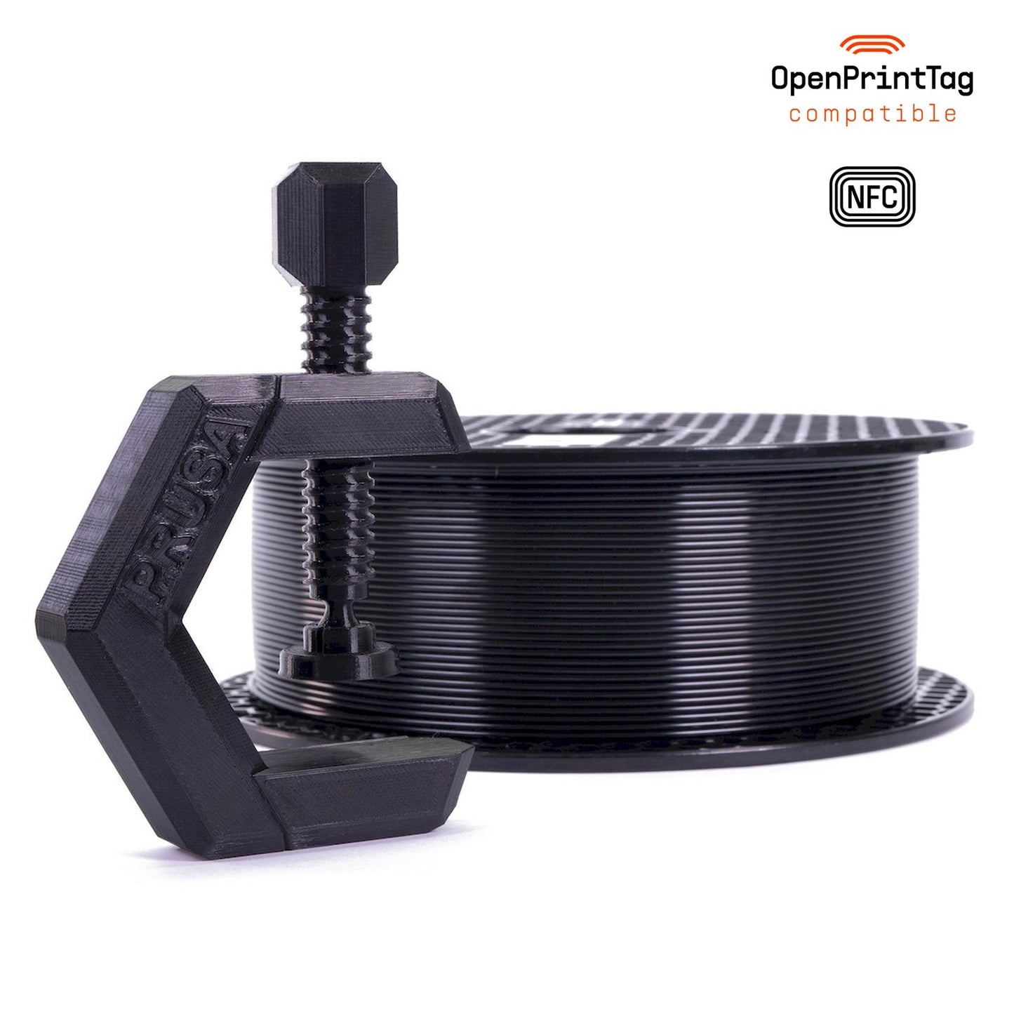 Prusament PETG 1 kg (NFC) — Jet Black 1 kg spool