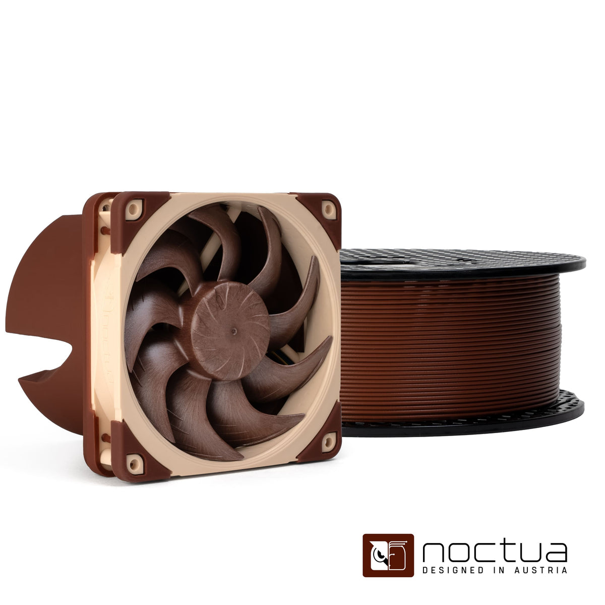Prusament PLA 1 kg (NFC) — Noctua Brown 1 kg spool