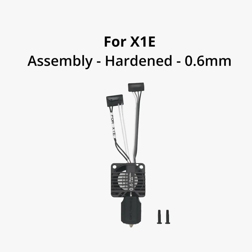 Complete hotend assembly with hardened steel nozzle -0.6mm – Accessories from Bambu Lab Canada, available through NEX3D