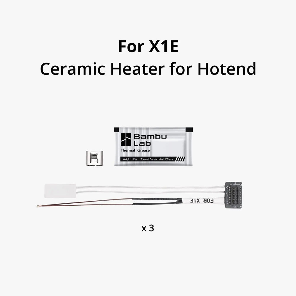 Bambu Lab Ceramic Heater for Hotend - X1E Only