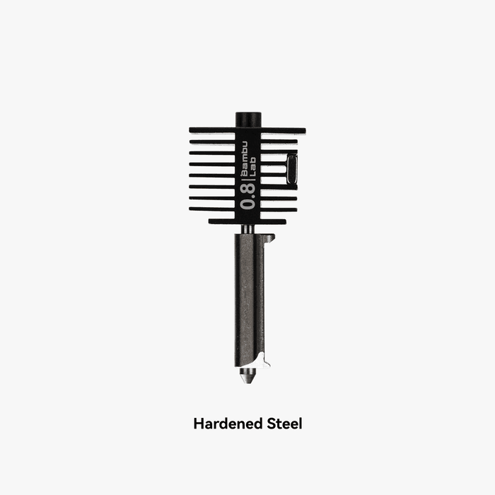 Hotend with hardened steel nozzle-0.8 mm – Accessories from Bambu Lab Canada, available through NEX3D
