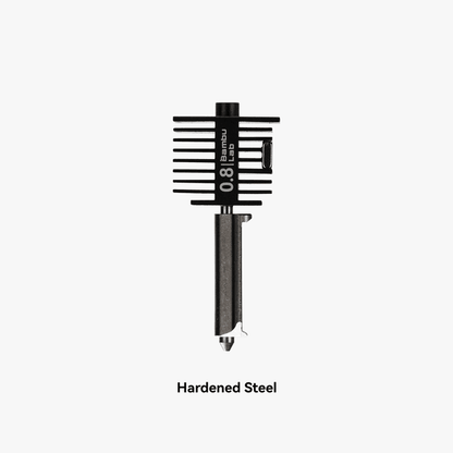 Hotend with hardened steel nozzle-0.8 mm – Accessories from Bambu Lab Canada, available through NEX3D