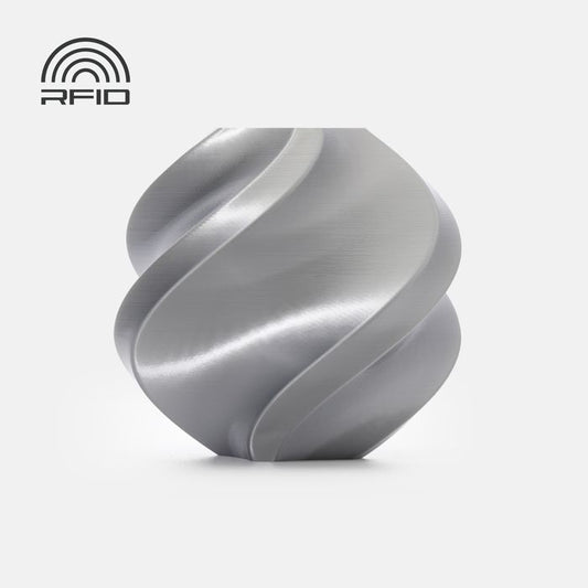 Bambu PLA Silk+-Silver – Filament from Bambu Lab Canada, available through NEX3D