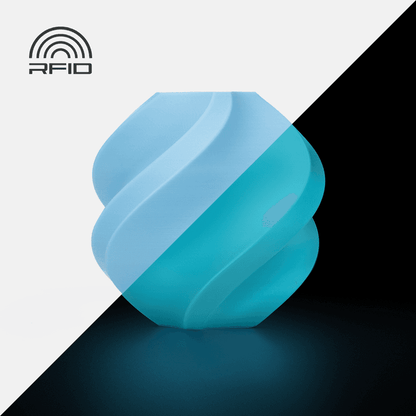PLA Glow-Glow Blue – Filament from Bambu Lab Canada, available through NEX3D