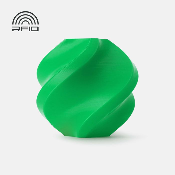 Bambu PLA Basic Starter Classic Pack — 4 × 1 kg — Bambu Green / Filament with spool component colour