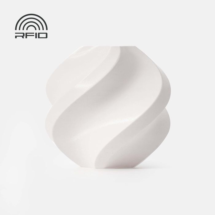 Bambu PLA Basic Starter Classic Pack — 4 × 1 kg — Jade White / Filament with spool component colour