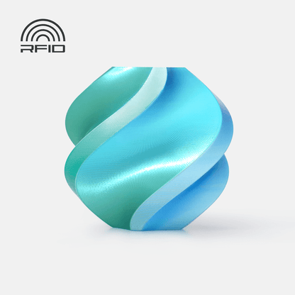 PLA Silk-Blue Hawaii (Blue-Green) – Filament from Bambu Lab Canada, available through NEX3D