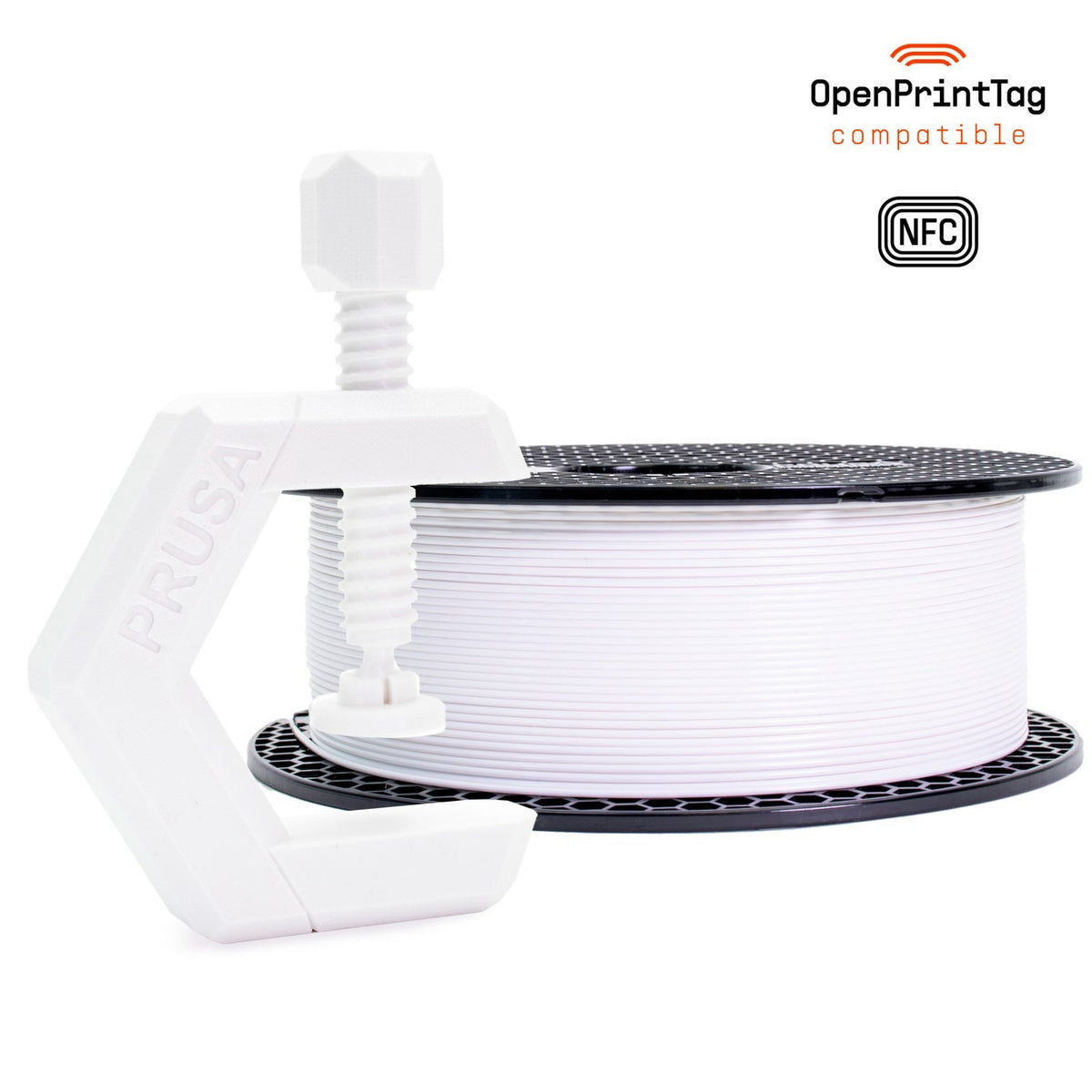Prusament PETG 1 kg (NFC) — Signal White 1 kg spool