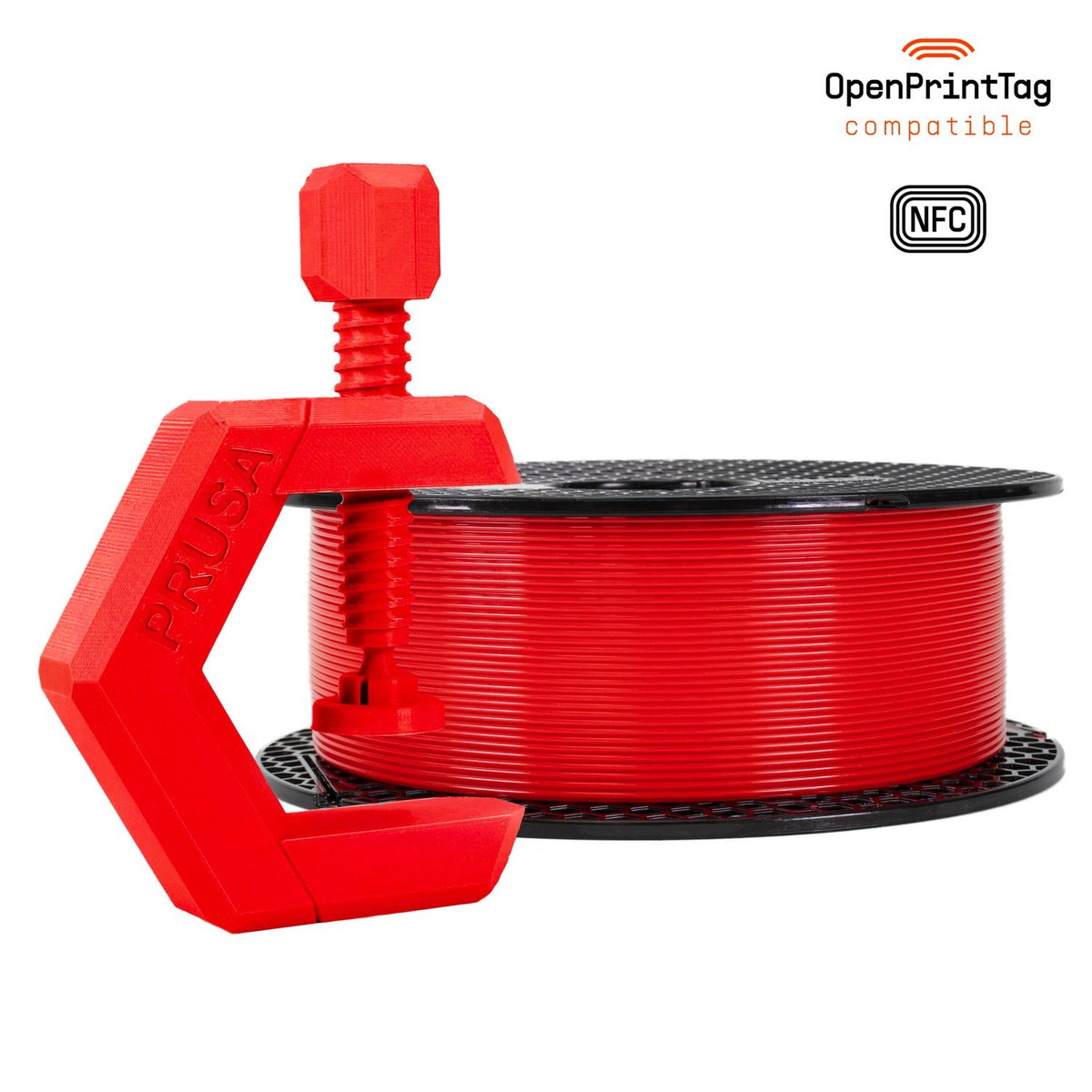 Prusament PETG 1 kg (NFC) — Lipstick Red 1 kg spool