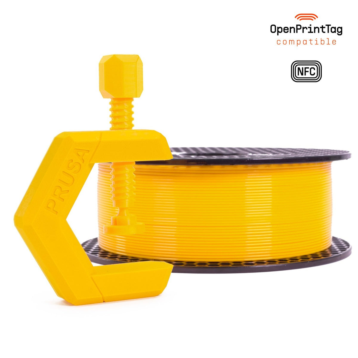 Prusament PETG 1 kg (NFC) — Mango Yellow 1 kg spool