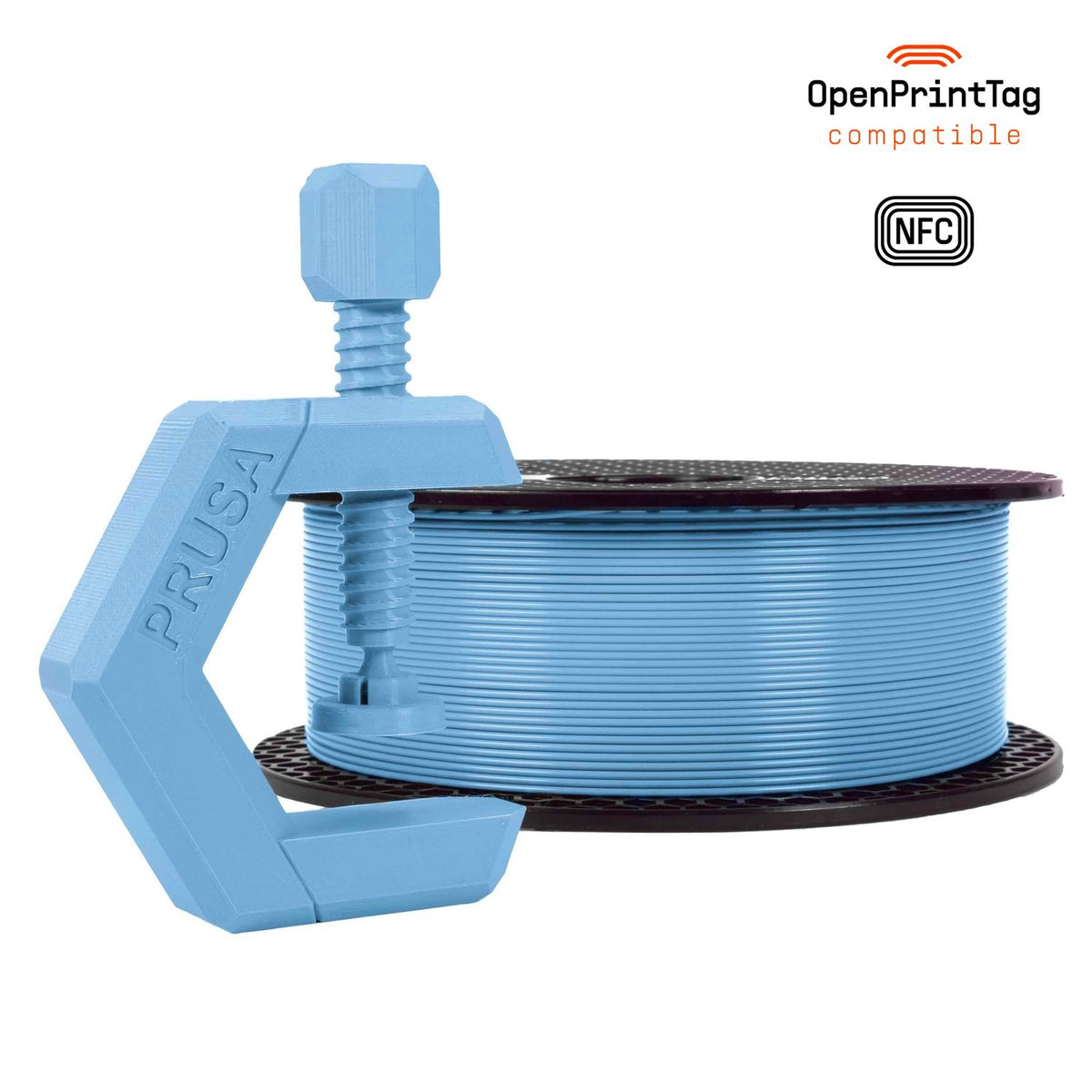 Prusament PETG 1 kg (NFC) — Chalky Blue 1 kg spool