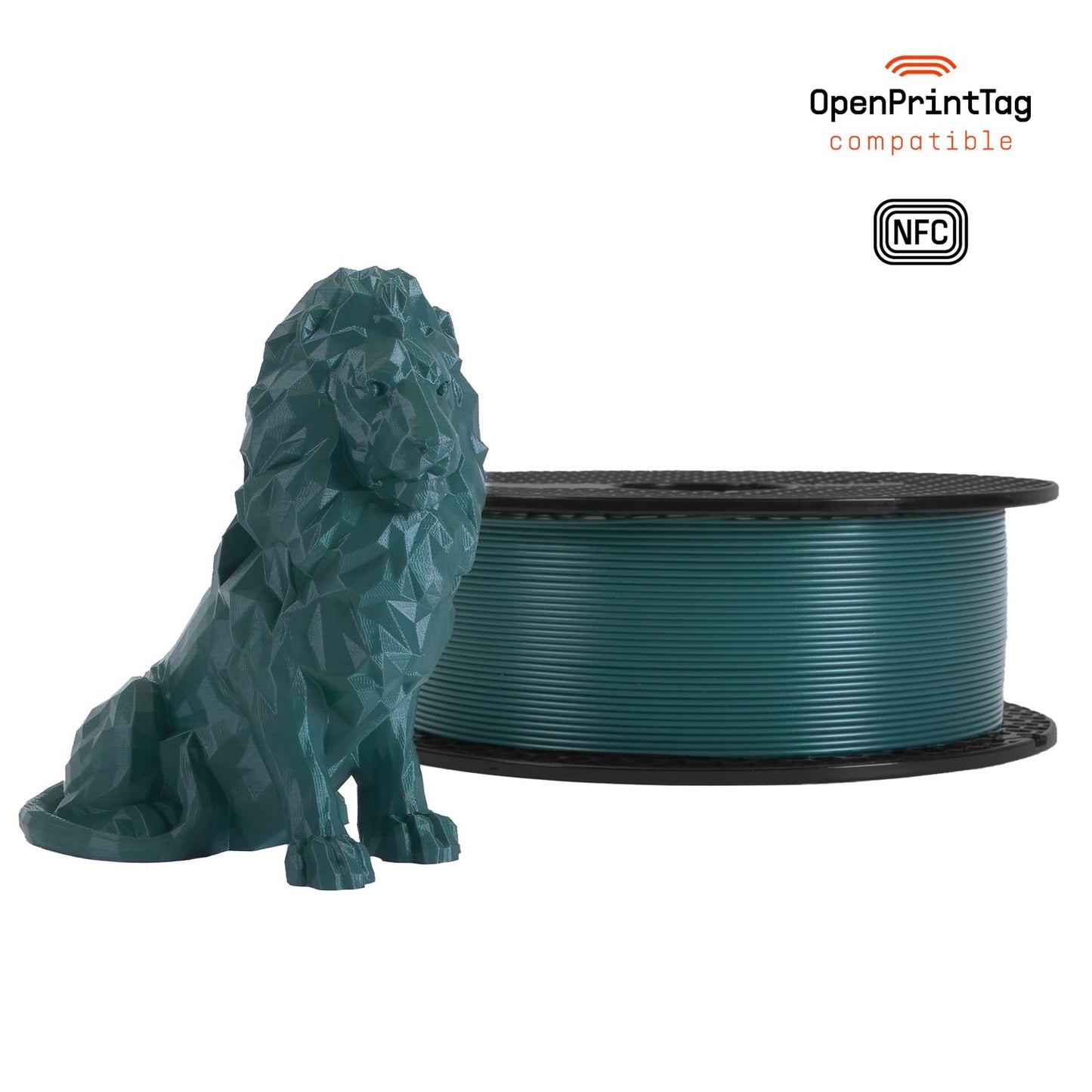 Prusament PLA 1 kg (NFC) — Gentleman's Grey 1 kg spool