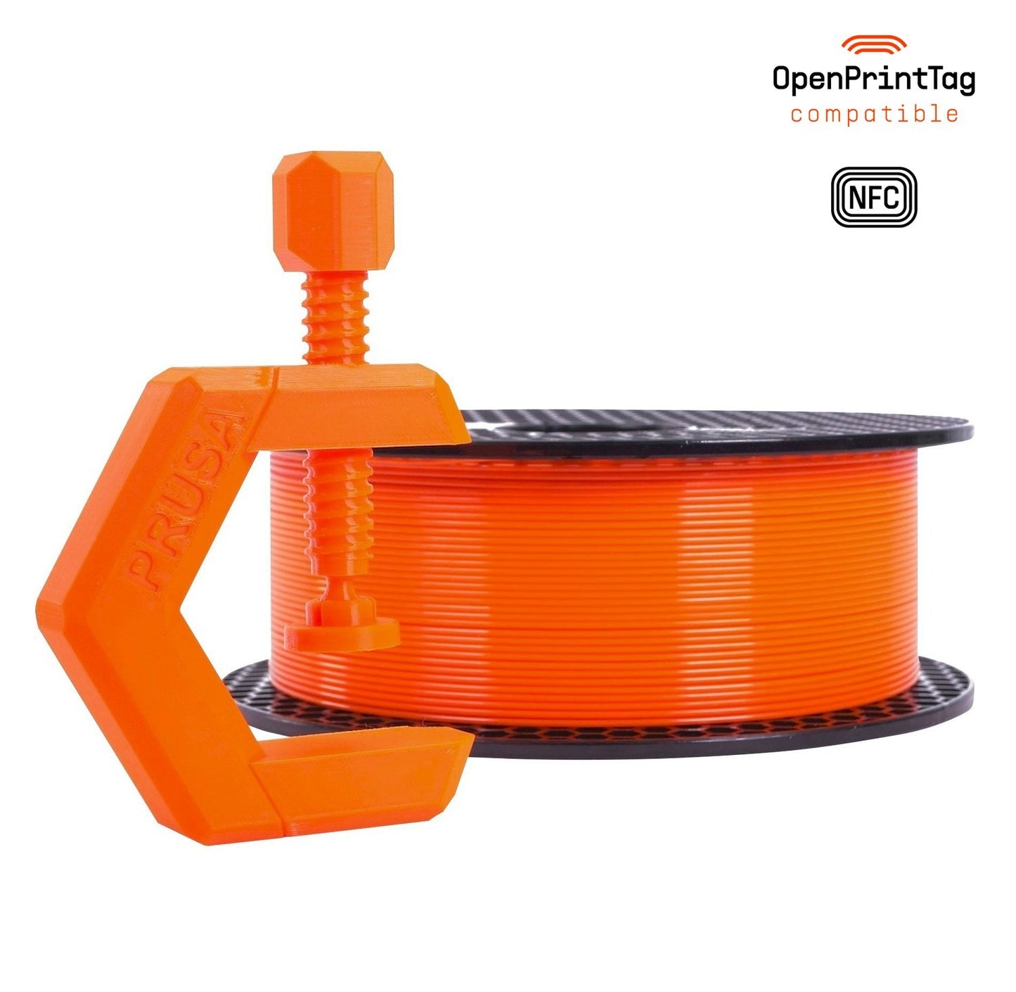 Prusament PETG 1 kg (NFC) — Prusa Orange 1 kg spool