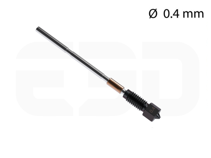 E3D Prusa Nozzle: High Flow ObXidian™ — 0.4
