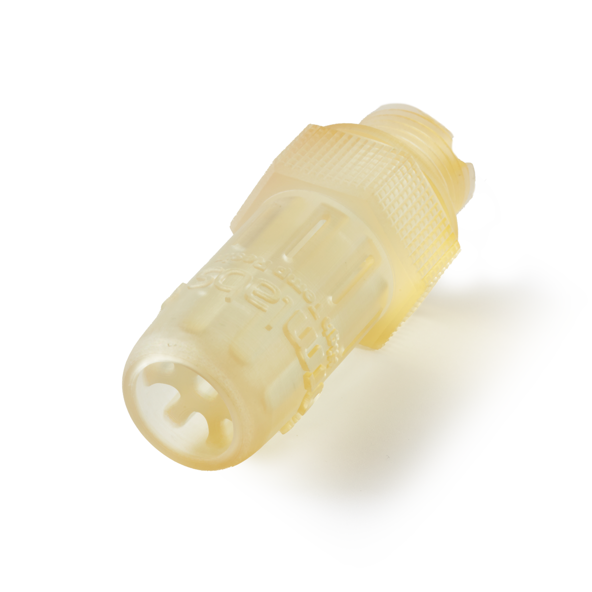 High-temperature connector sample printed in Formlabs High Temp Resin