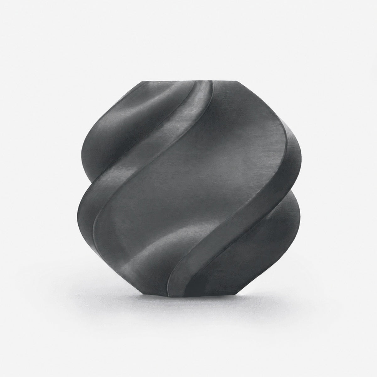 bambu lab pc filament Clear Black filament colour sample; printed model not included.