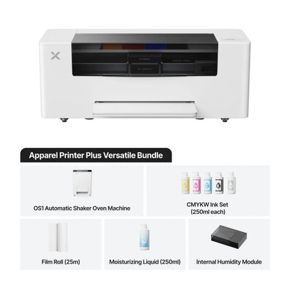 xTool Apparel Printer Plus Versatile Bundle — official xTool product image