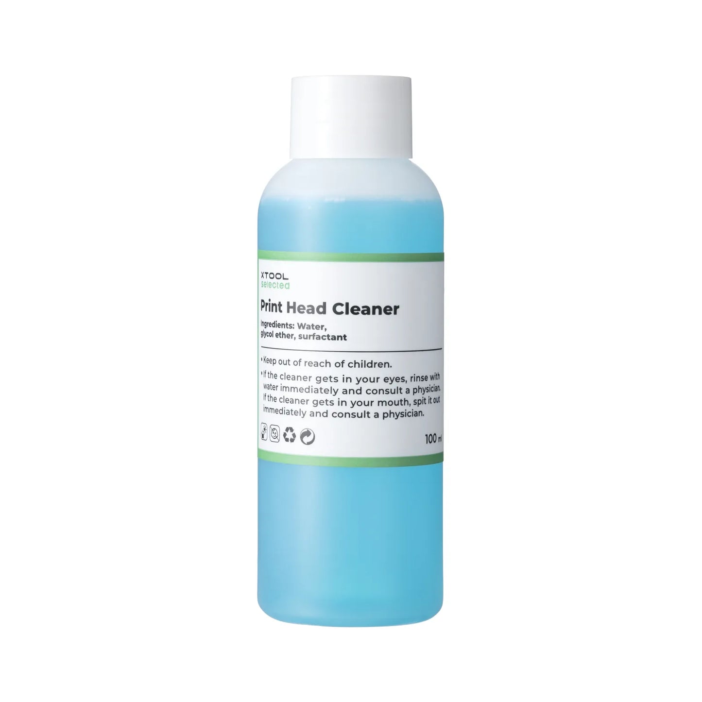 xTool Selected Apparel Printer Cleaning Liquid 100 ml — official xTool product image