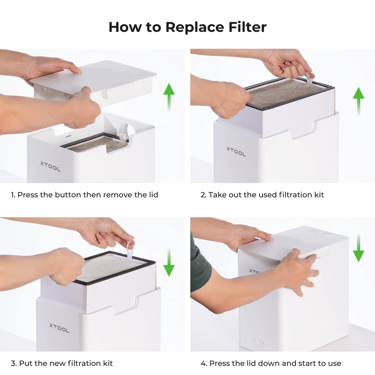 xTool Desktop Smoke Purifier — official xTool product image 6