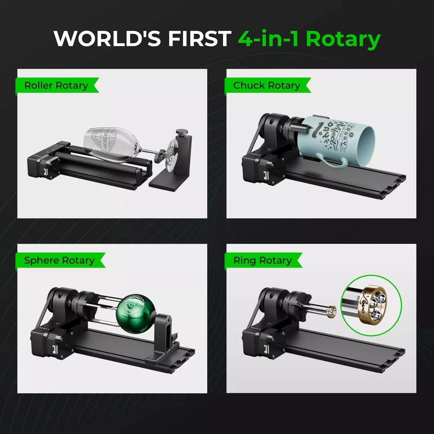 xTool RA2 Pro Rotary Accessory — official xTool product image 2