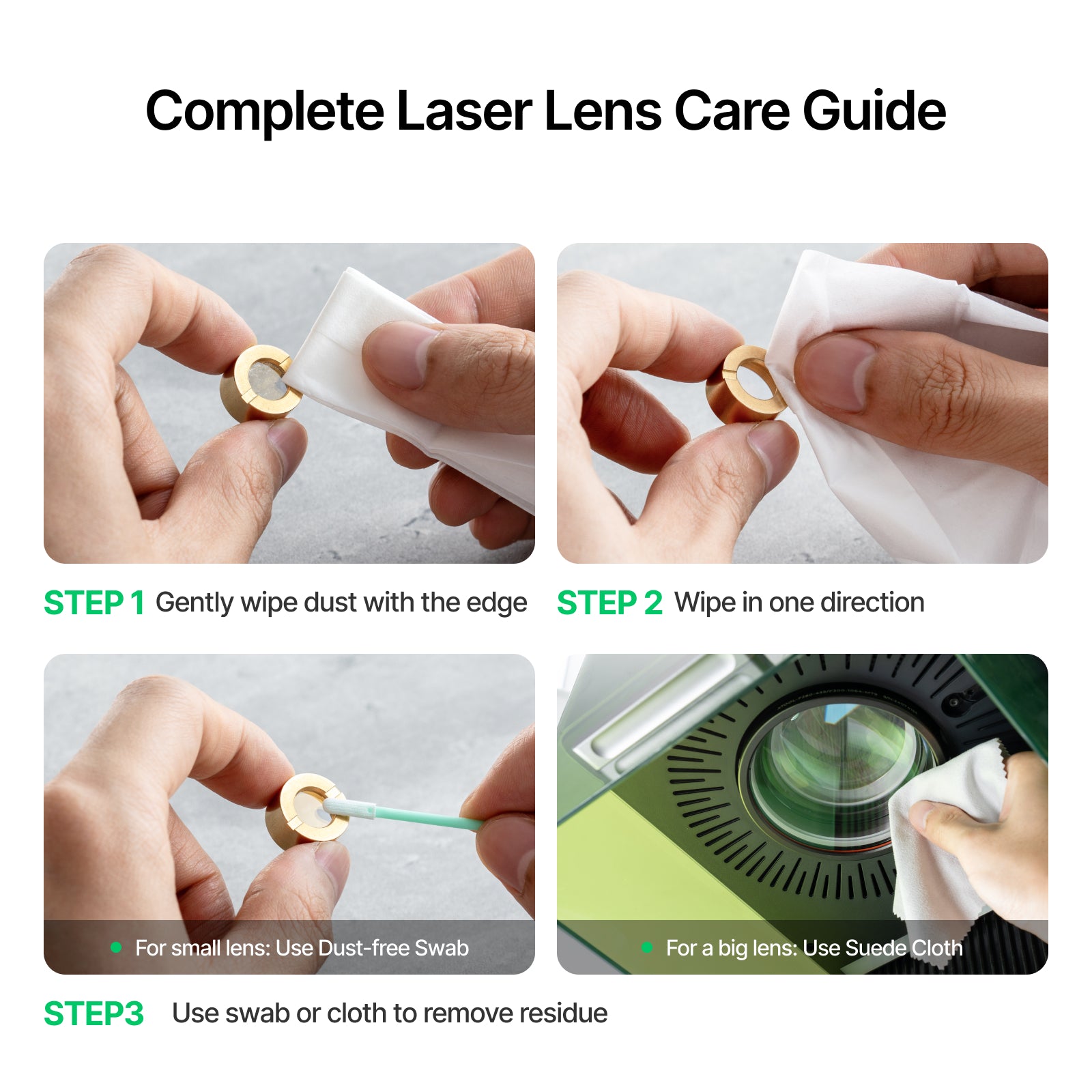 xTool Laser Lens Cleaning Kit — official xTool product image 4